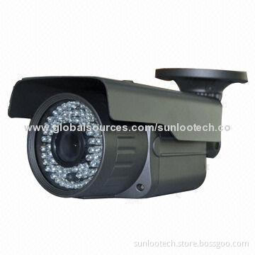 Vandal-resistant IR Bullet Cameras with IR-cut, 2.8-12mm 2 Megapixel Lens